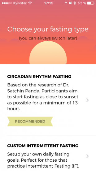 The Zero fasting tracker will help you stick to the nutrition schedule