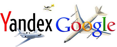 Search for the right flights: Google vs. Yandex