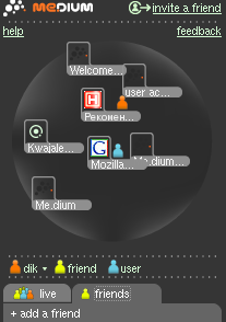 Me.dium &ndash; meetings with friends on websites