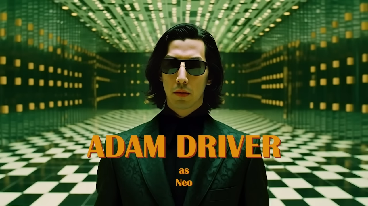 If "The Matrix" was shot by Wes Anderson: 15 frames from the Midjourney neural network 