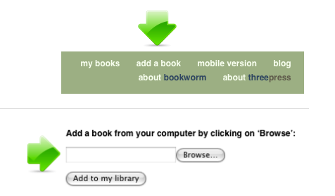 Your online bookshelf: Bookworm