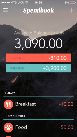 Spendbook for iOS is the best personal finance application