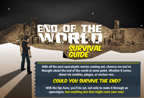 INFOGRAPHIC: Complete instructions for survival in case of the end of everything