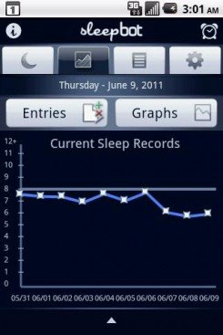 How to adjust your sleep mode using SleepBot for Android