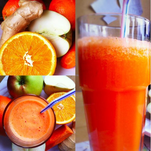 RECIPES: Carrot-apple-orange smoothie