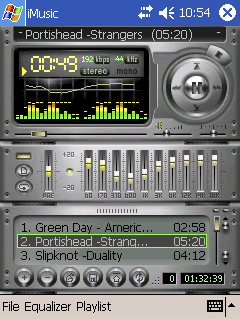 iMusic &#8212; almost a winamp for a smartphone