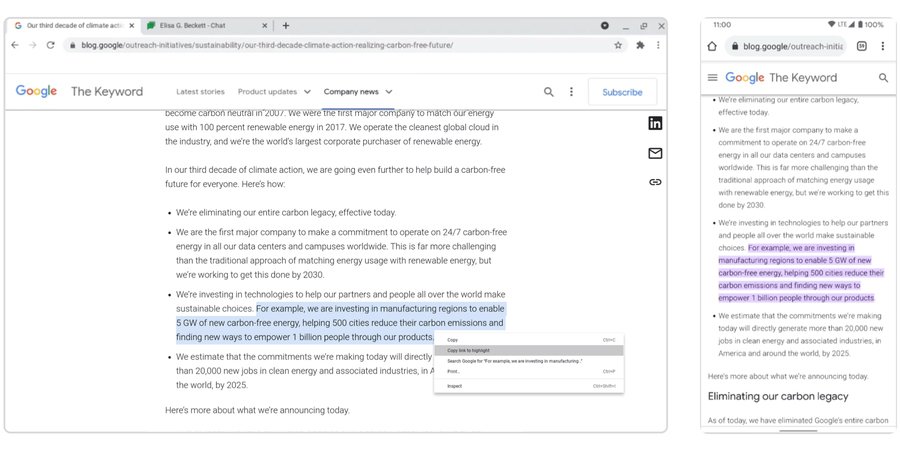 Chrome has received new features to increase productivity