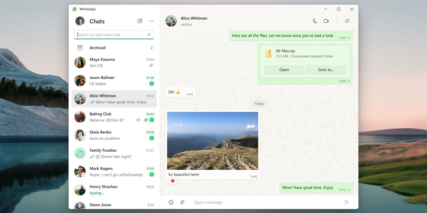 WhatsApp has released a full-fledged application for Windows