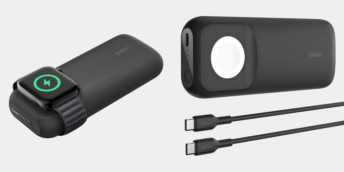 Belkin has introduced a power bank with a fast charging Apple Watch