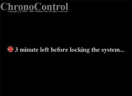 ChronoControl &#8212; take your vacation under control