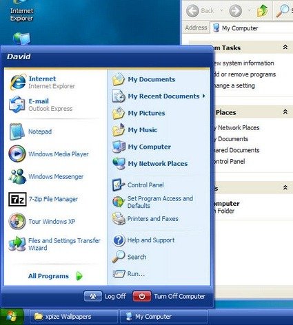 Xpize &#8212; changing the Windows XP interface