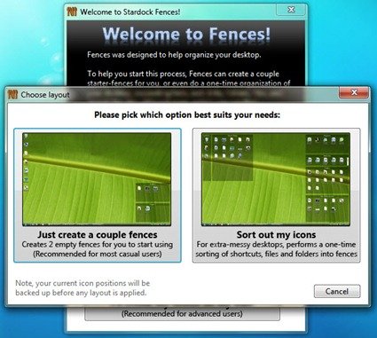 Fences&#8212; desktop space organizer