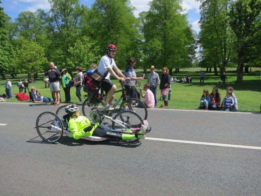 This spring claire went on an unprecedented bike ride