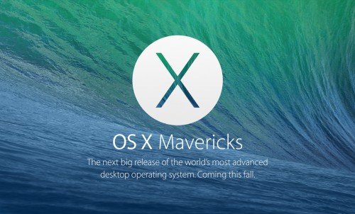 Apple is preparing for the release of OS X Mavericks