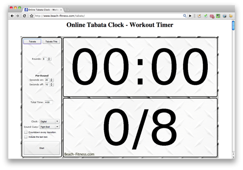 Interval training Tabata (Tabata Protocol) + Timers for iPhone/iPad/Android/WM