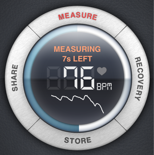 A pulse meter program for iPhone is available for free today