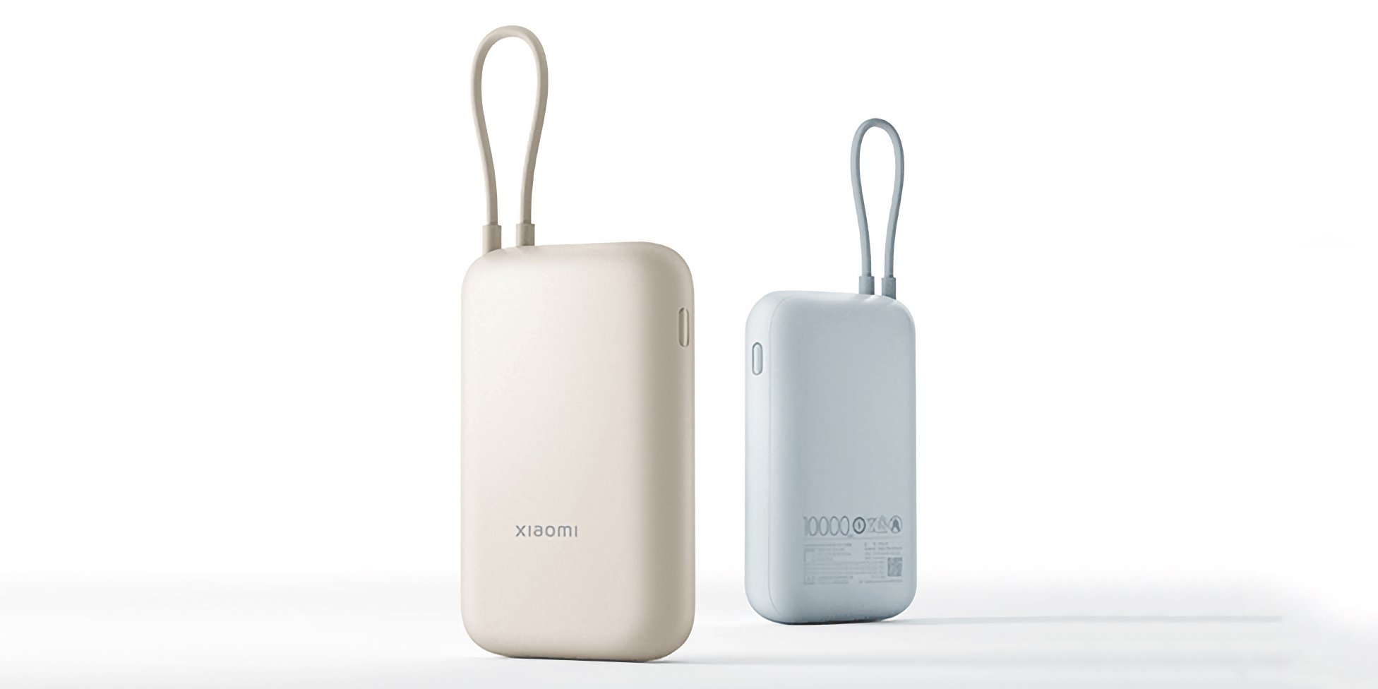Xiaomi has introduced a pocket power bank for 10,000 mAh with a built-in cable