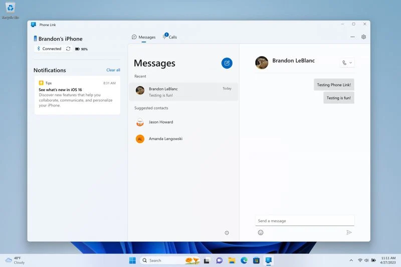 Windows now supports iMessage