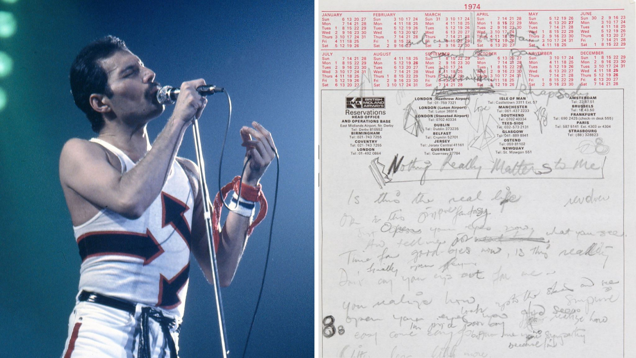 In the drafts of Freddie Mercury found the original name of the cult song Queen