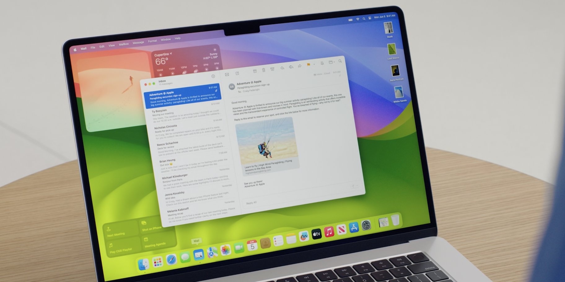Apple introduced macOS Sonoma with desktop widgets and Game mode