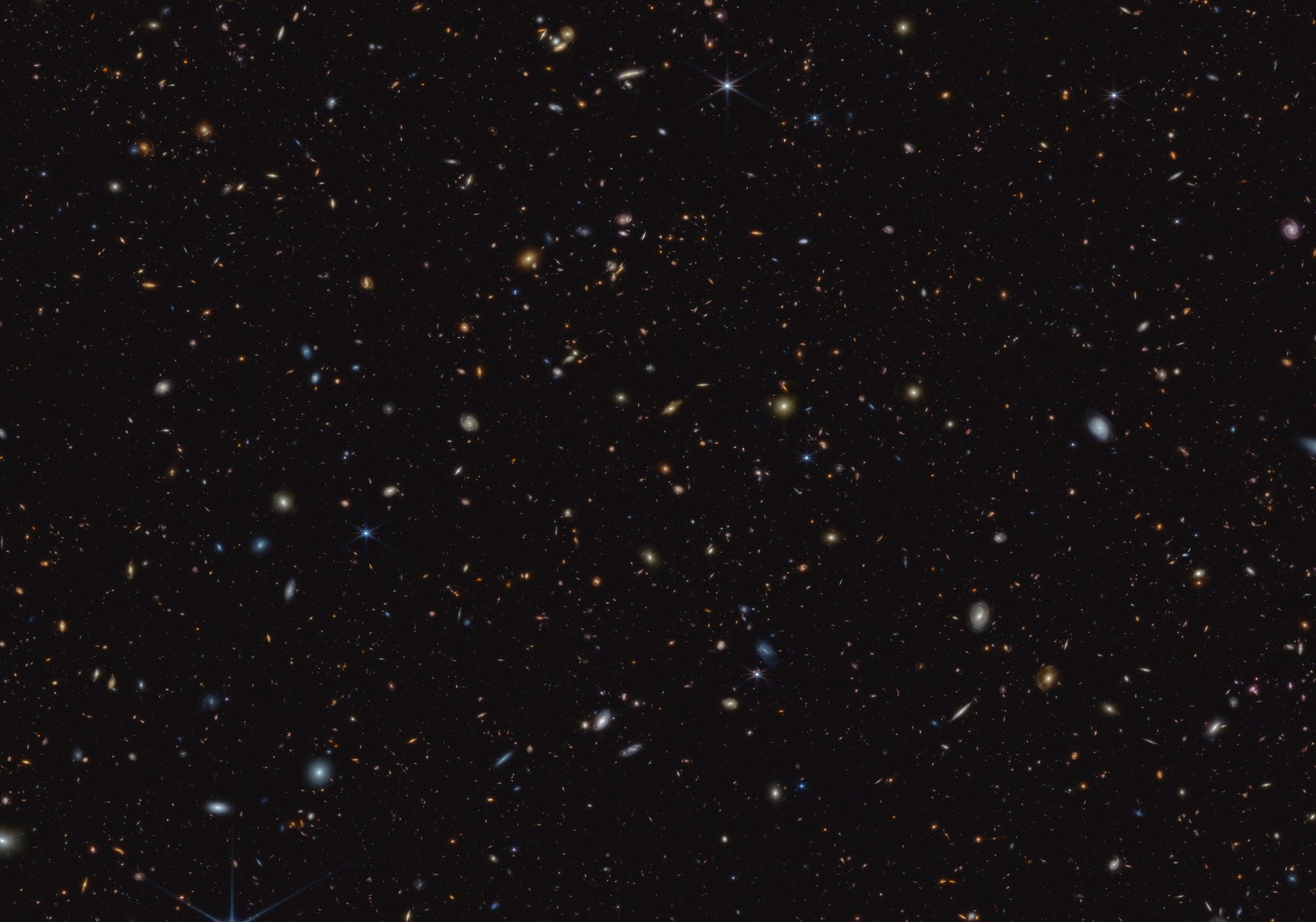 The James Webb Telescope captured more than 45,000 galaxies in one photo