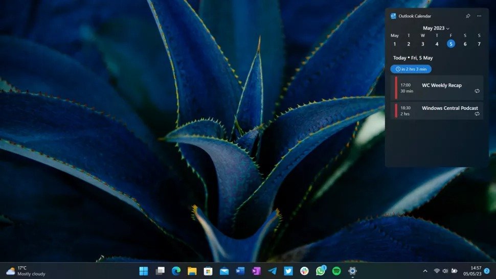 Microsoft will allow pinning widgets to the desktop in Windows 11