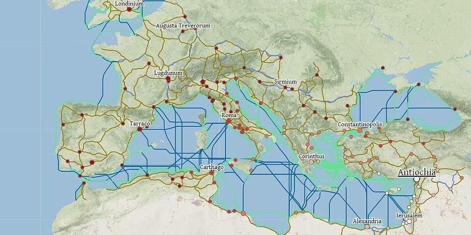 How Google Maps: Historians have created an interactive map of the Roman Empire
