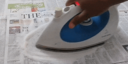 How to clean an iron at home
